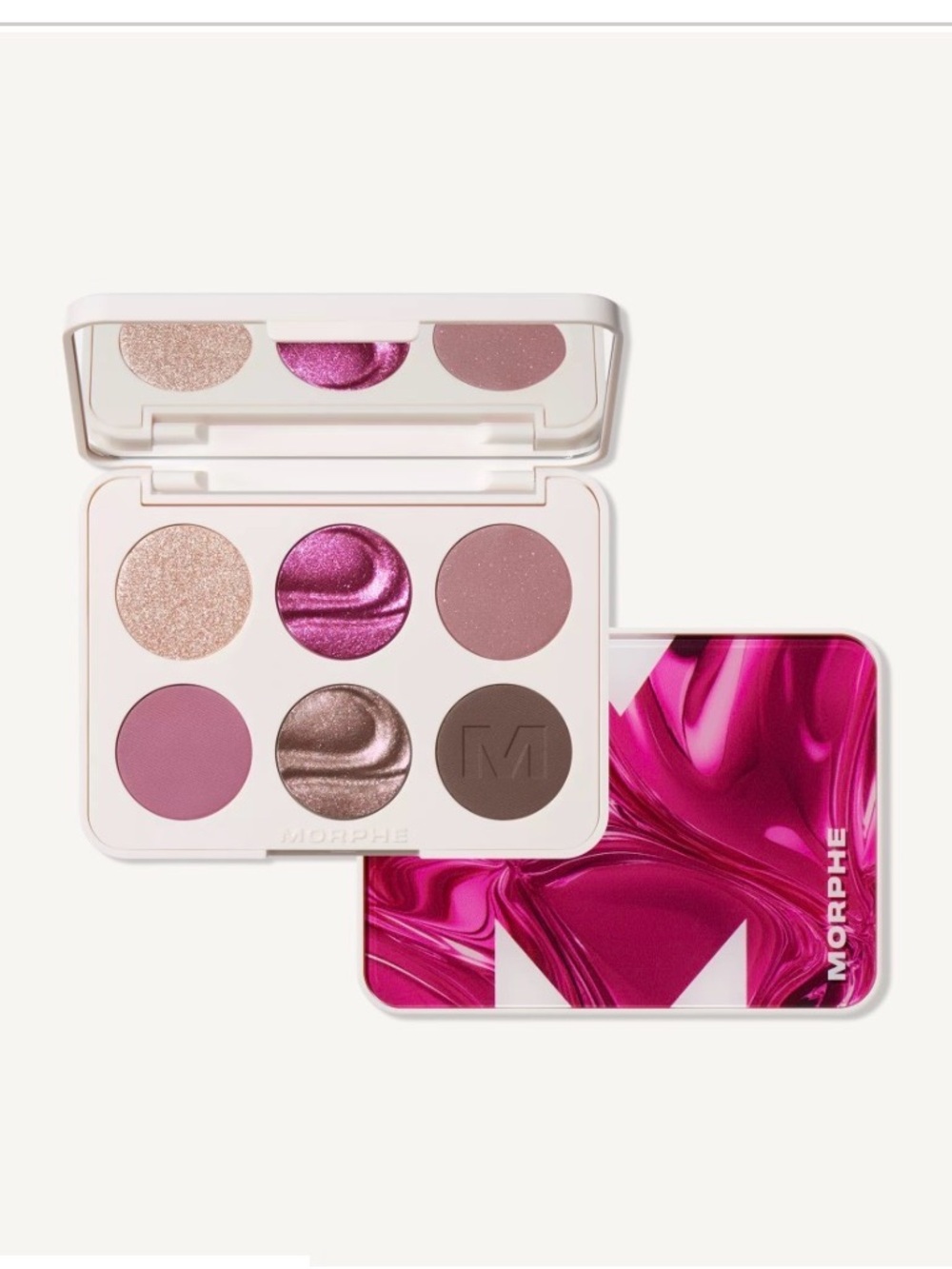 Morphe Pink loveByte eyeshadow Palette - 6-Shade Pink & Neutral Set